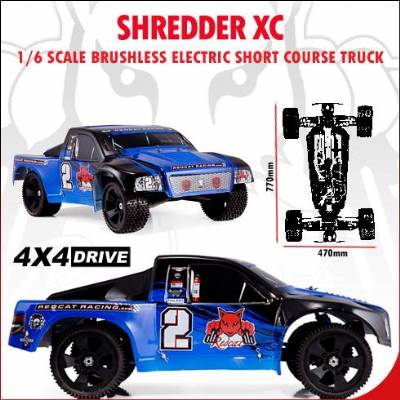 Shredder SC 1/6 Scale Brushless Electric Short Course Truck